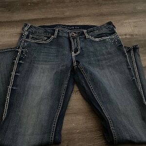 Cowgirl Tuff Midnight Blue Boot Cut Jeans